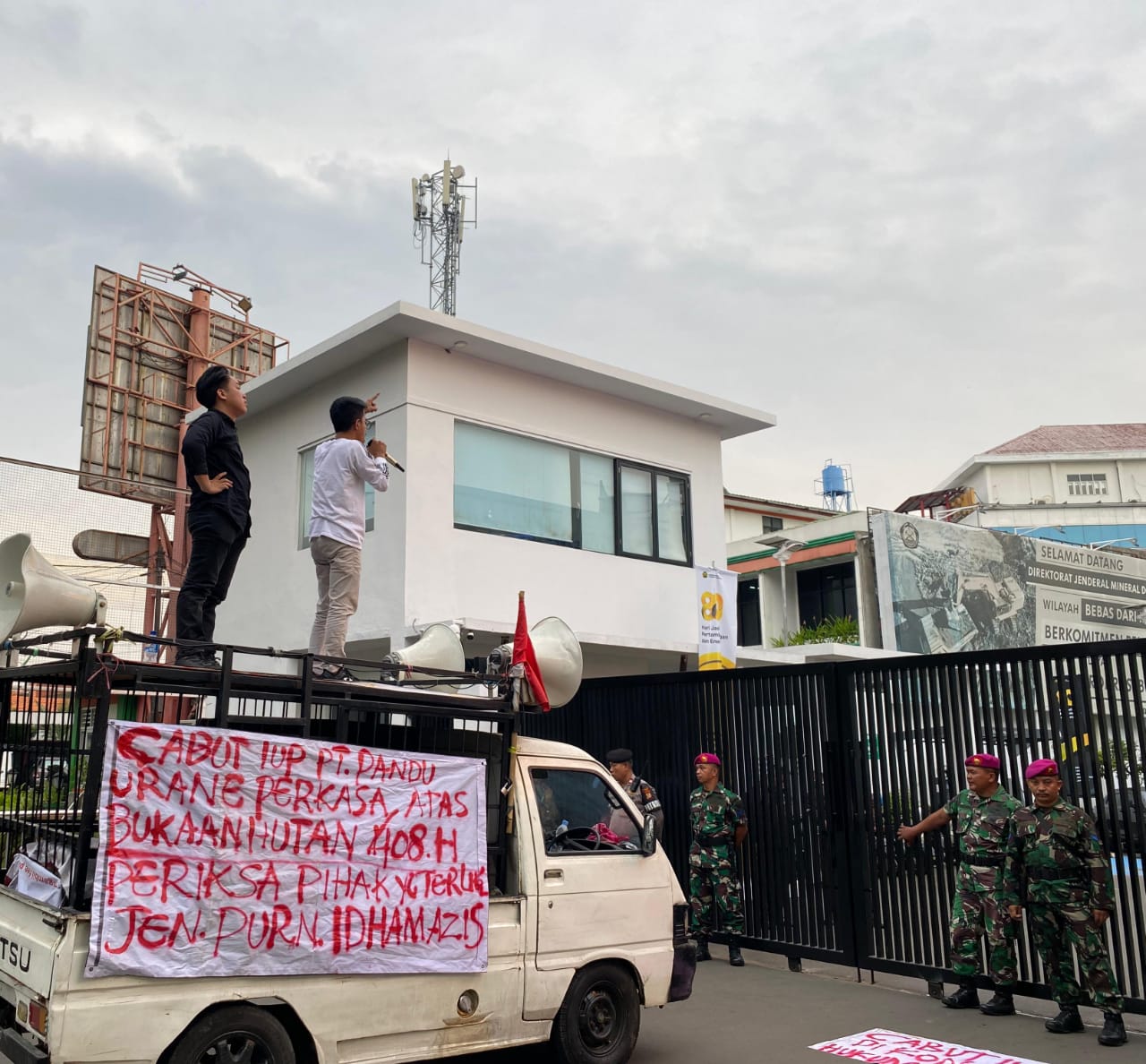 Geruduk Ditjen Minerba, Jarnas MM Desak Cabut IUP PT Pandu Urane Perkasa, Perusahaan Milik Eks Kapolri