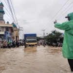 Rumah warga terdampak banjir Kalimantan Selatan