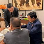 Prabowo terima laporan Dasco di Halim