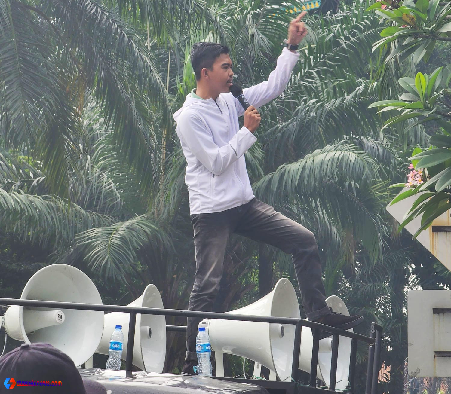 aksi GMH Sultra Jakarta di depan Kementerian Pertanian RI