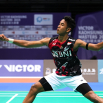 Alwi Farhan Indonesia Masters 2026 saat bertanding di Istora Senayan