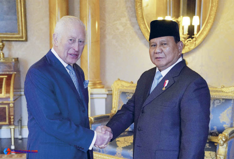 Prabowo Charles III bertemu di London bahas lingkungan