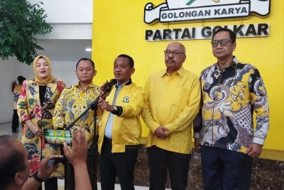 Golkar dukung Prabowo Gibran ditegaskan Bahlil Lahadalia