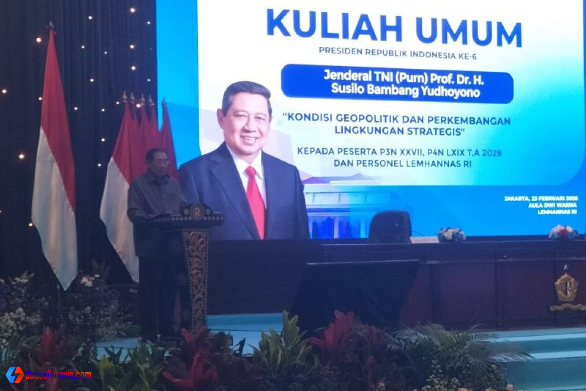 SBY peringatan perang dunia ketiga saat kuliah umum di Lemhannas