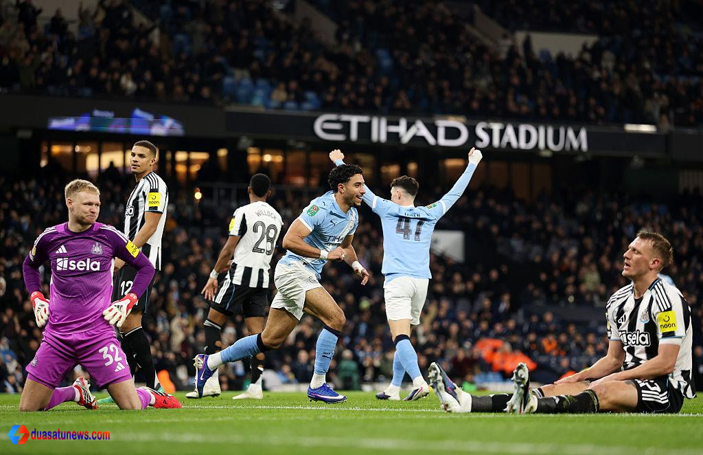 Manchester City vs Newcastle pada semifinal menuju Final Carabao Cup