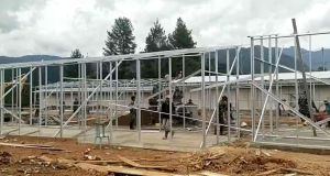 Pembangunan huntara dan huntap pasca bencana di Sumatera