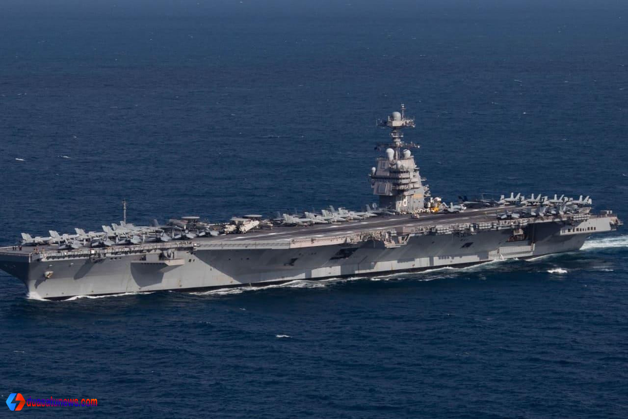 USS Gerald R. Ford ke Timur Tengah dalam pengerahan resmi Angkatan Laut AS