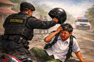 Ilustrasi kasus siswa MTs tewas dianiaya oknum Brimob di Kota Tual