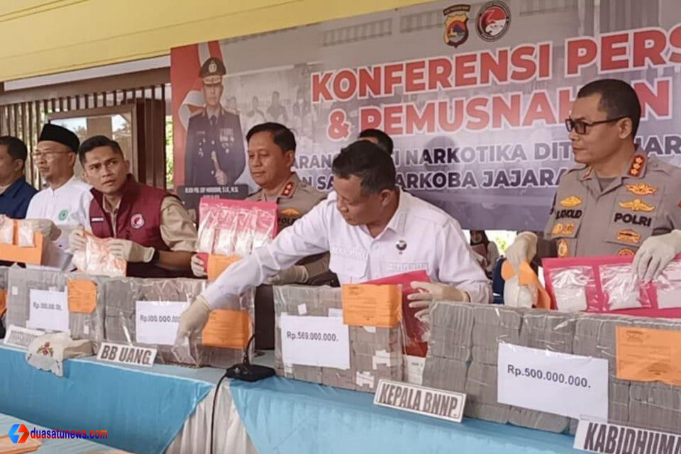 Polda NTB ungkap kasus narkoba dan sita sabu serta uang Rp3 miliar