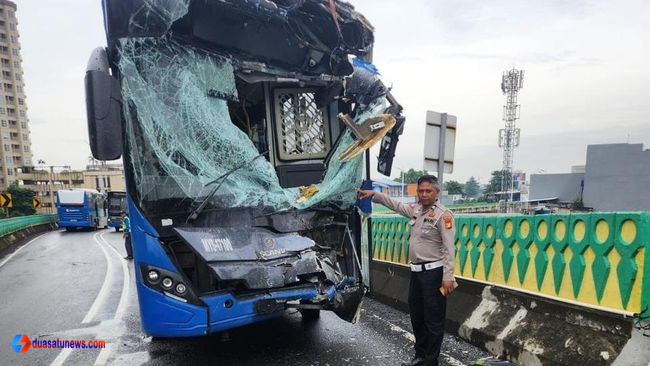 Kecelakaan Transjakarta di Jalur Layang, 24 Penumpang Terluka