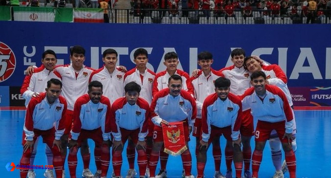 Timnas Futsal Indonesia menghadapi Iran pada laga final Piala Asia Futsal 2026 di Indonesia Arena, Jakarta.