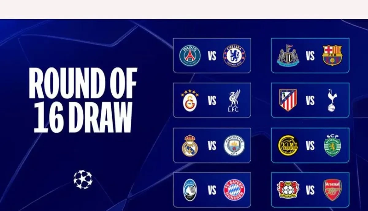 undian 16 besar Liga Champions 2025/2026 di Nyon