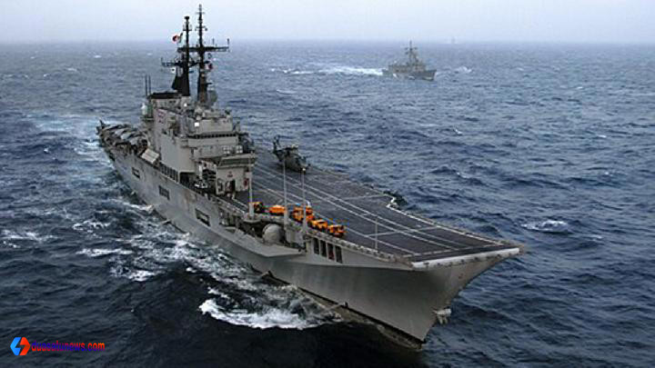 Kemhan rawat kapal induk Giuseppe Garibaldi hasil hibah Italia