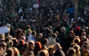 protes perang timur tengah spanyol di madrid