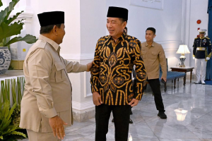 silaturahmi Prabowo presiden pendahulu di Istana