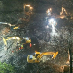 tragedi Bantargebang akibat longsor gunungan sampah di TPST Bantargebang Bekasi