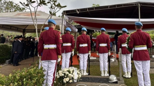 pemakaman militer Try Sutrisno di TMP Kalibata