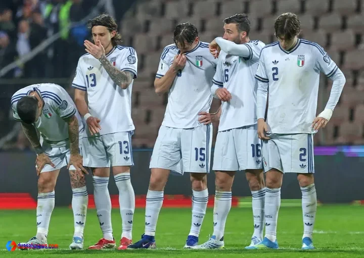 Italia gagal Piala Dunia 2026 setelah kalah dari Bosnia