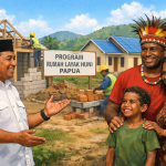 Program rumah layak huni Papua bagi warga dengan pembangunan rumah oleh pemerintah