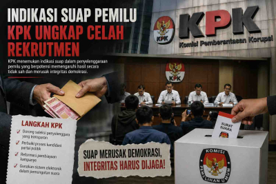 indikasi suap pemilu oleh KPK dalam penyelenggaraan pemilu Indonesia
