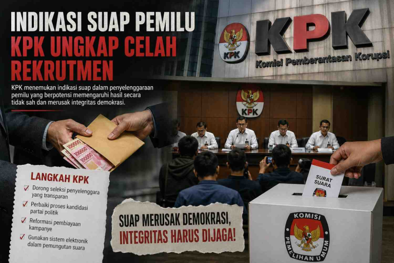 indikasi suap pemilu oleh KPK dalam penyelenggaraan pemilu Indonesia