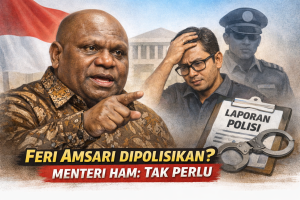 Ilustrasi Natalius Pigai menegaskan Feri Amsari dipolisikan tidak perlu terkait kritik kebijakan swasembada pangan