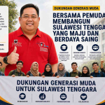 Peran Anton Timbang untuk generasi muda bersama mahasiswa Sulawesi Tenggara dalam mendukung pembangunan daerah