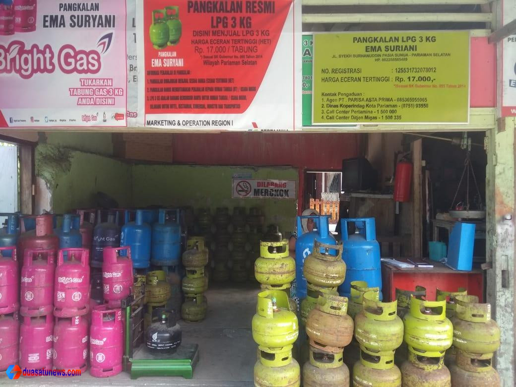 distribusi pangkalan LPG 3 kg gratis untuk masyarakat