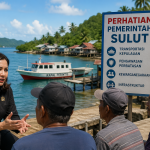 perhatian pemerintah Sulut di wilayah kepulauan dengan aktivitas masyarakat pesisir dan transportasi perahu