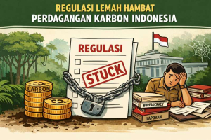 perdagangan karbon Indonesia terhambat akibat regulasi lemah dan birokrasi