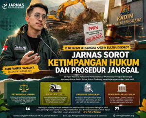 penetapan tersangka kadin sultra dipersoalkan jarnas mm soal ketimpangan hukum