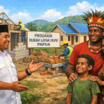 Program rumah layak huni Papua bagi warga dengan pembangunan rumah oleh pemerintah