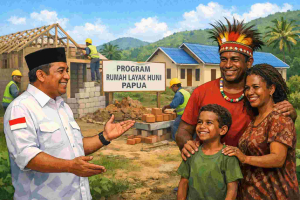 Program rumah layak huni Papua bagi warga dengan pembangunan rumah oleh pemerintah