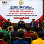 “Generasi muda penentu masa depan Indonesia dalam diskusi kebangsaan mahasiswa di MPR RI”