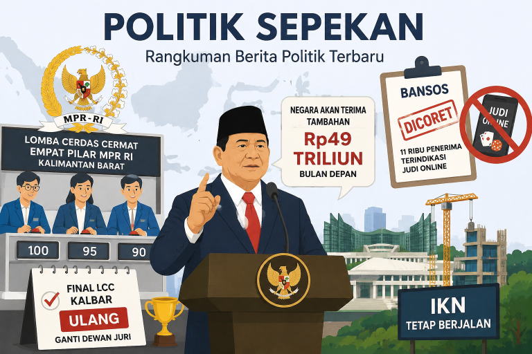 politik sepekan polemik LCC MPR Kalbar