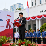 “Semangat kebangkitan nasional dalam upacara Hari Kebangkitan Nasional di Balai Kota Jakarta”