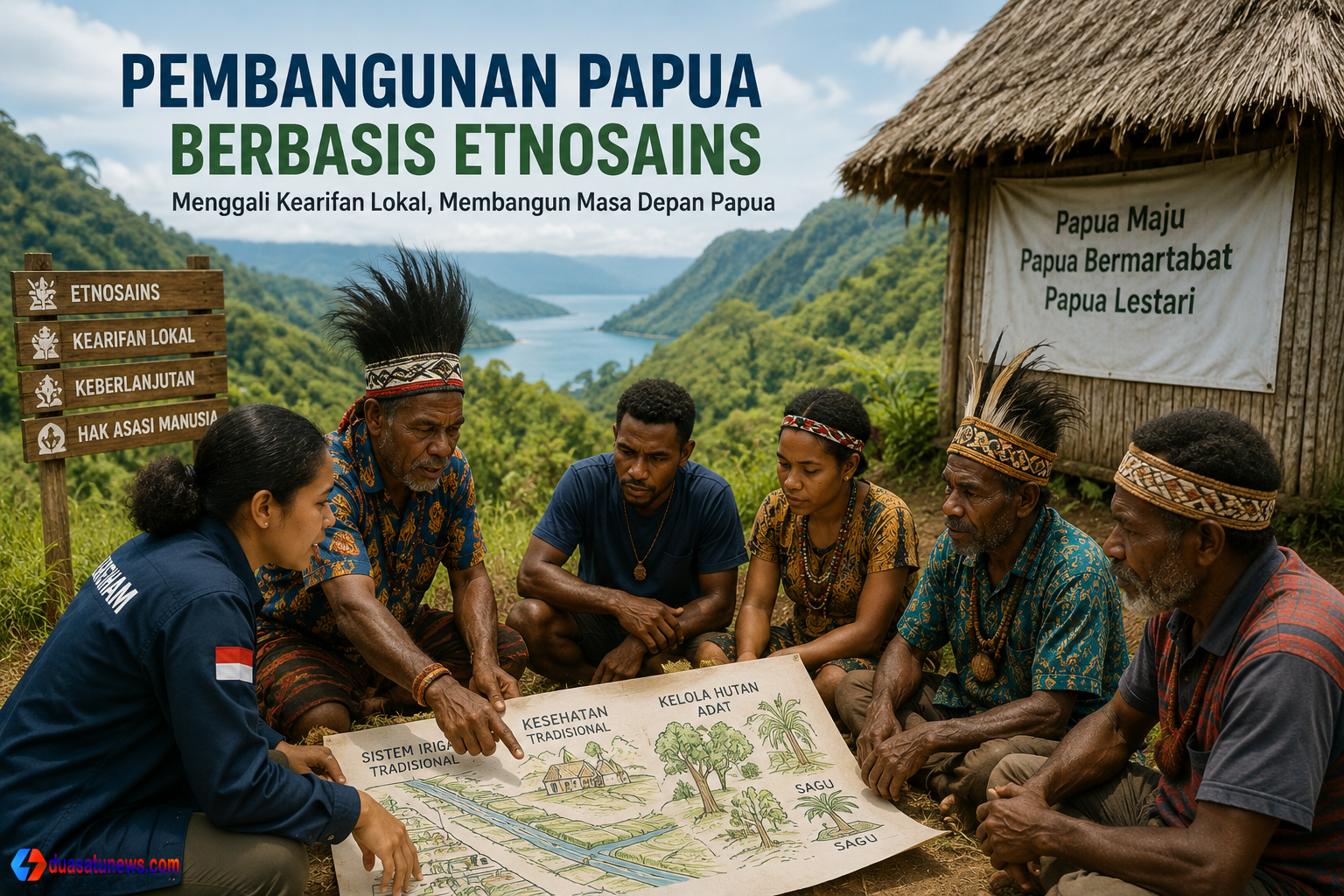 Pembangunan Papua berbasis etnosains didorong Wamen HAM agar kebijakan lebih selaras dengan kebutuhan masyarakat adat.