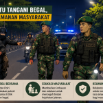TNI bantu tangani begal melalui patroli bersama TNI dan Polri untuk menjaga keamanan masyarakat