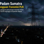 listrik padam Sumatra akibat gangguan transmisi PLN