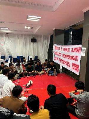 Diskusi Reflektif 28 Tahun Reformasi, GMPD Tekankan Peran Mahasiswa sebagai Penjaga Demokrasi