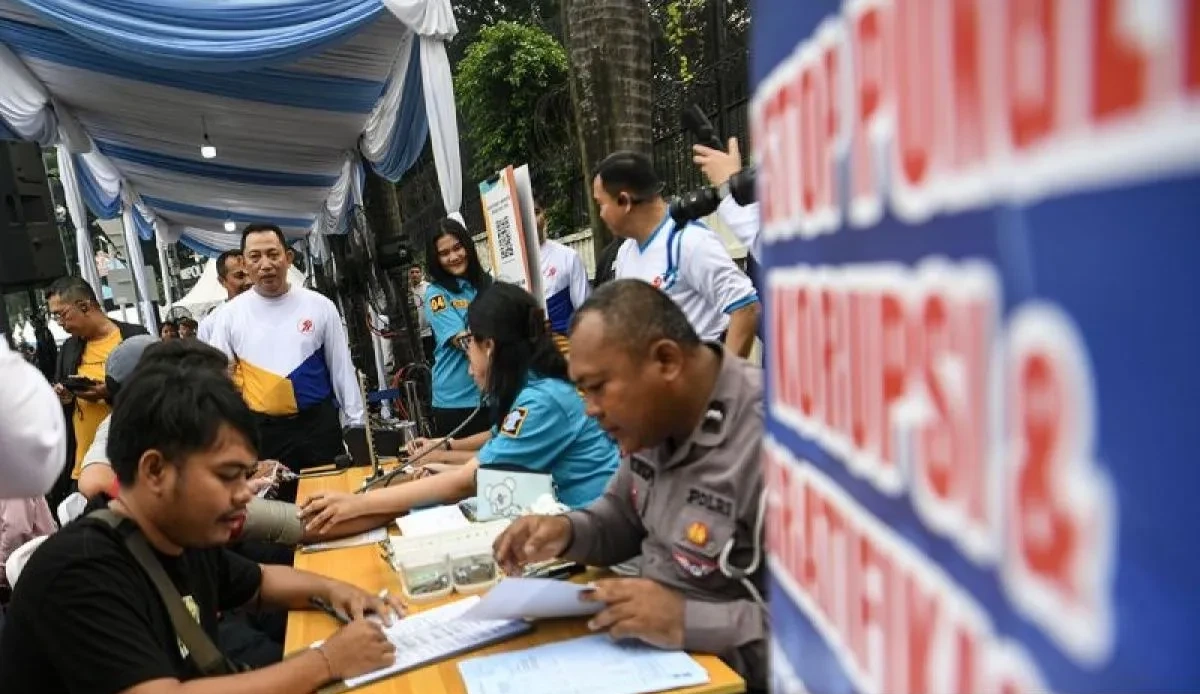 Pelayanan SIM Keliling Jakarta oleh Polda Metro Jaya