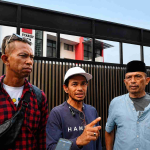 Aksi mahasiswa menyoroti kasus Elza Syarief di kawasan Menteng Jakarta
