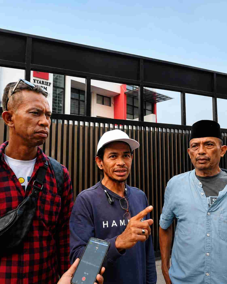 Aksi mahasiswa menyoroti kasus Elza Syarief di kawasan Menteng Jakarta