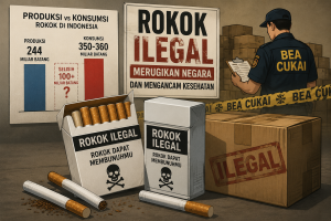 Peredaran rokok ilegal Indonesia dan pengawasan Bea Cukai terhadap rokok tanpa cukai