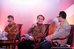 Susiwijono Moegiarso menjelaskan investigasi tarif AS Indonesia kepada media