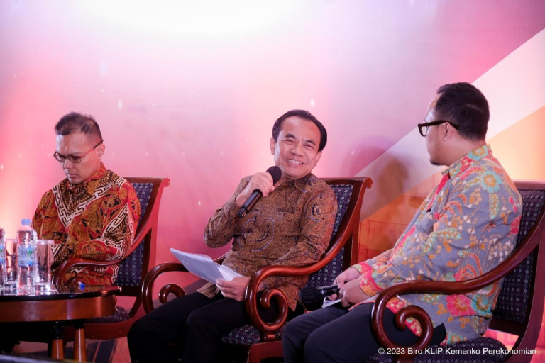 Susiwijono Moegiarso menjelaskan investigasi tarif AS Indonesia kepada media