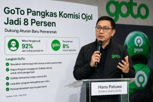 “Komisi ojol GoTo turun menjadi 8 persen sesuai aturan pemerintah”