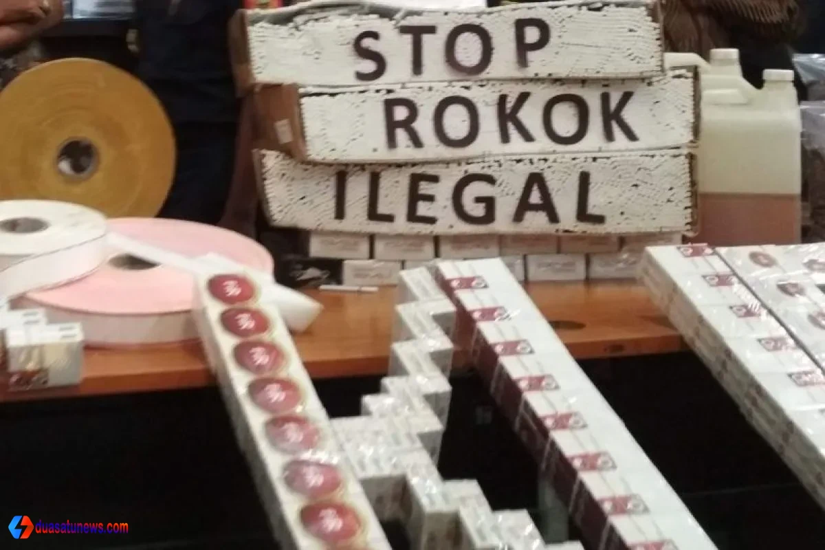 ilustrasi stop rokok ilegal dan penindakan peredaran rokok tanpa cukai