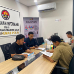 aksi JMHI terkait tambang emas ilegal Bolmut di Mabes Polri