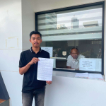 Aksi HIPMA Konkep di depan Kementerian ESDM RI Jakarta.